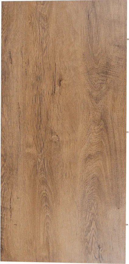 Masă extensibilă pentru dining, stejar lefkas închis, 160-203x90 cm, MONTANA STW