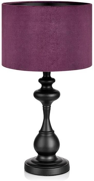 Veioza metalica violet Connor Table 1L Black/Purple | MARKSLÖJD