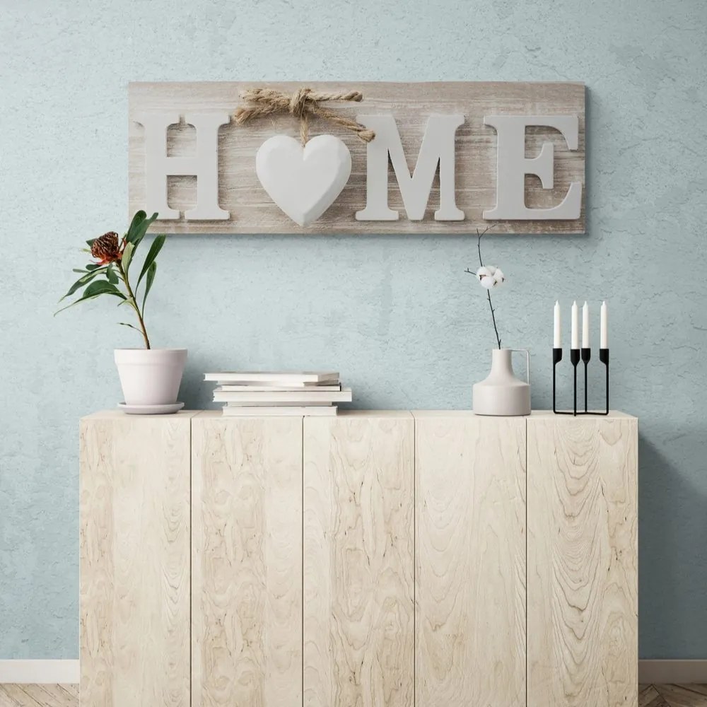 Tablou cu inscripție Home în design vintage