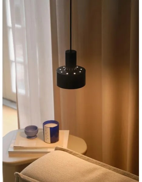 Nordlux - Lampă suspendată MATIS 1xE27/40W/230V neagră