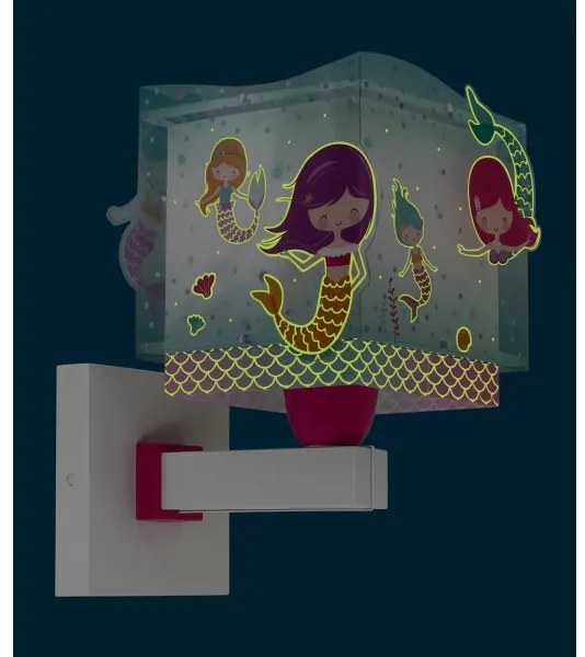 Aplică pentru copii MERMAIDS 1xE27/60W/230V Dalber 63449