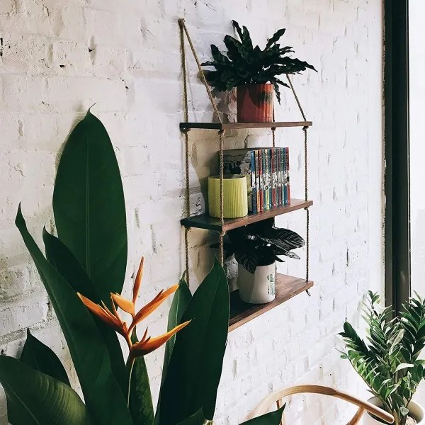 Etajeră suspendată 120x60 cm molid