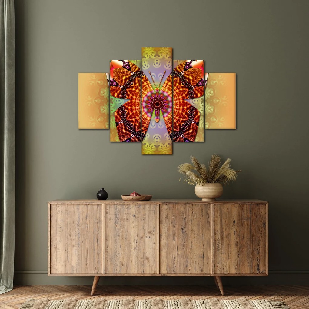 Tablou - Fluture etno (150x105 cm)