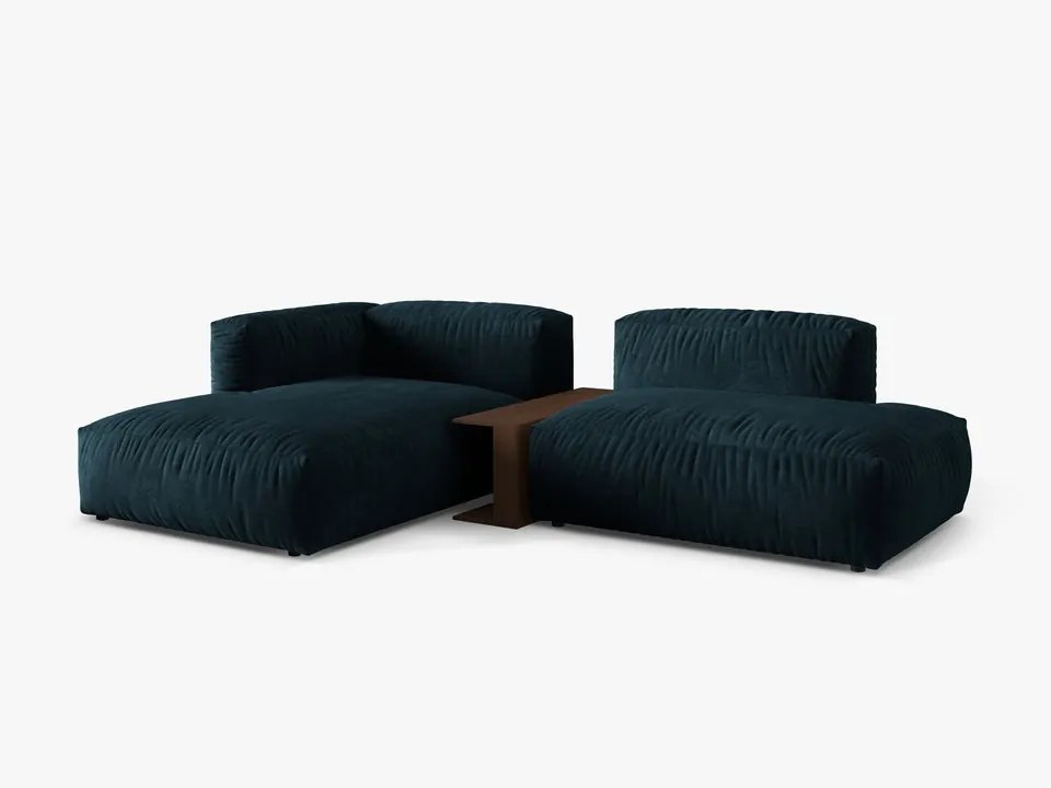Coltar modular Martina catifea Vogue L285 cm + masuta de cafea