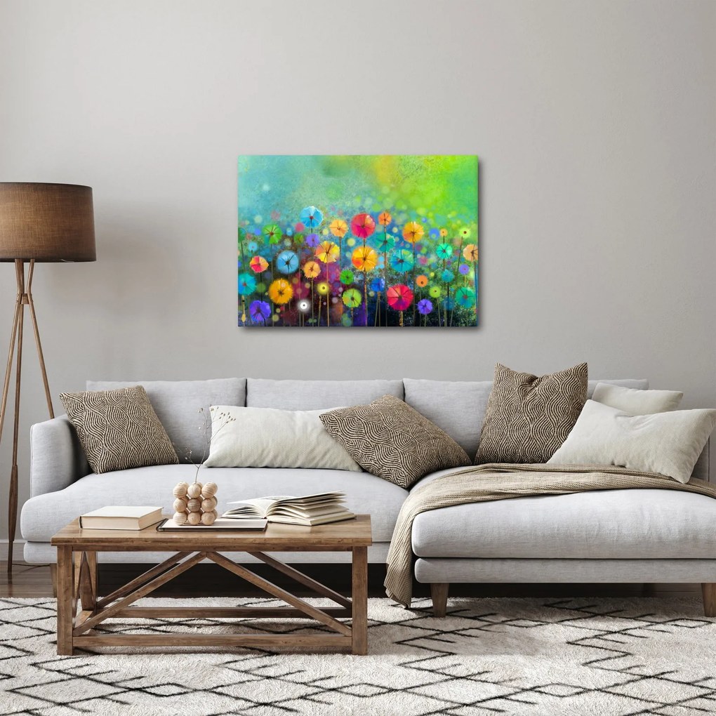 Tablou - Flori abstract (70x50 cm)