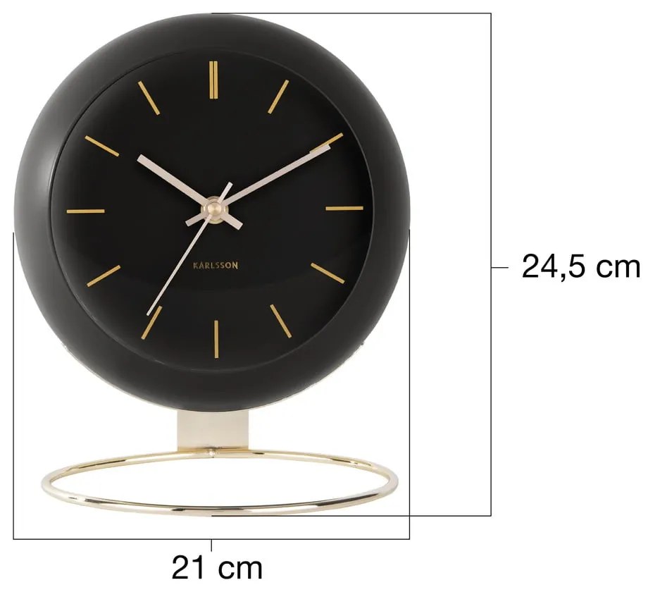 Ceas de masă ø 21 cm Globe – Karlsson