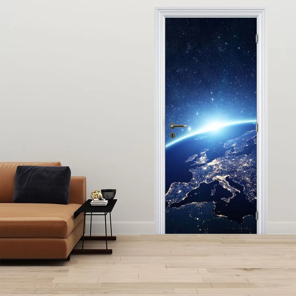 Fototapet pentru ușă - Planeta Pământ (95x205cm)