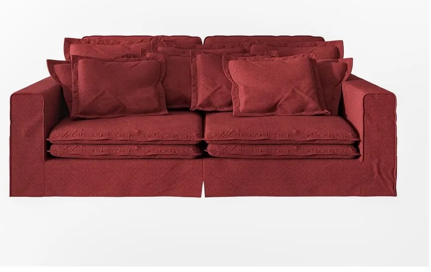 Canapea roșie 236 cm Nora – Ropez