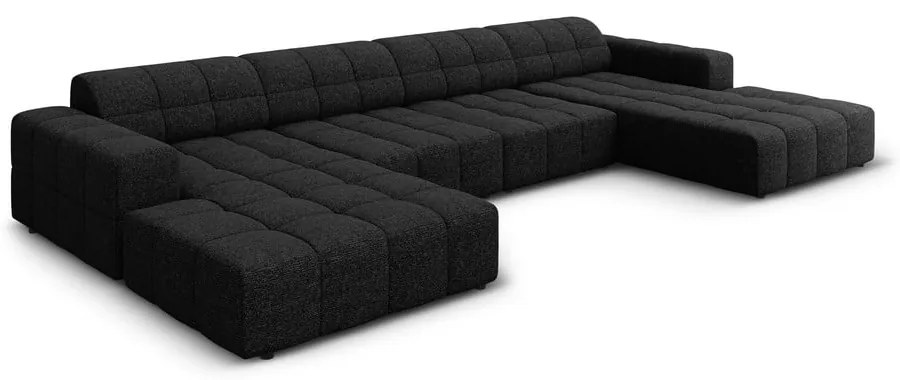 Colțar gri antracit (în formă de "U") Chicago – Cosmopolitan Design