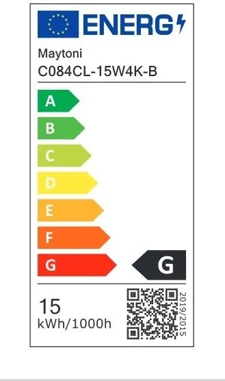 Spot LED aplicat directionabil design tehnic Yin negru, 4000K