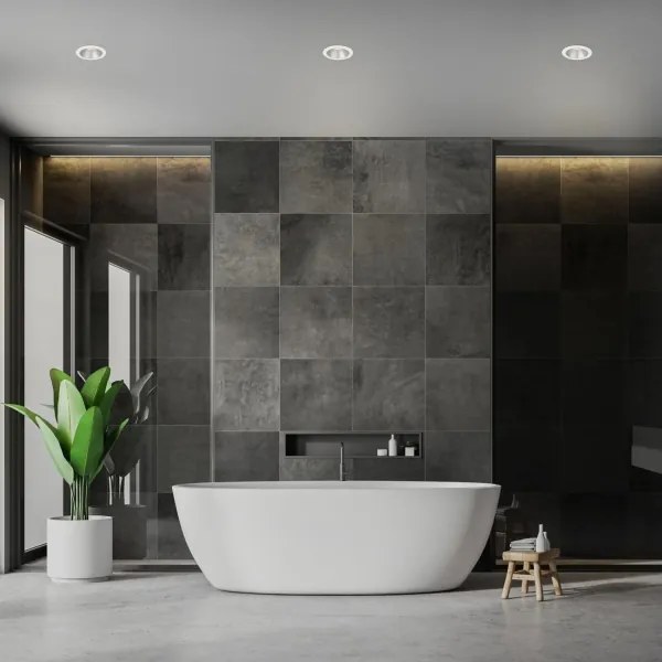 SET 3x corp de iluminat LED încastrat pentru baie Briloner 7041-036 LED/4,9W/230V alb