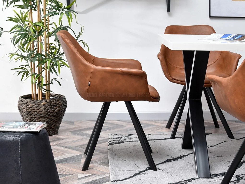 Scaun Mirabell (maro + negru). Promo -19%. 1111187