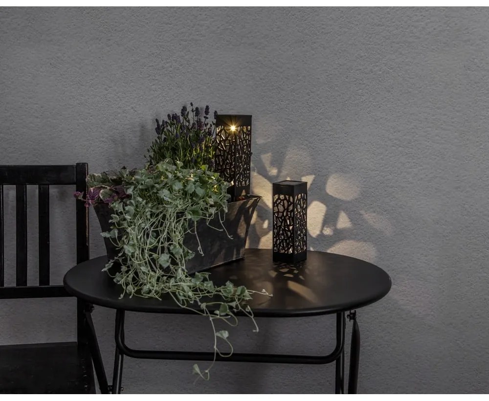 Set de 2 lumini solare cu LED-uri pentru exterior Star Trading Izola, înălțime 18 cm