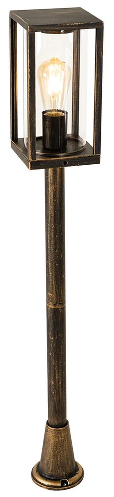 Lampă de podea vintage pentru exterior aur antic 100 cm IP44 - Charlois