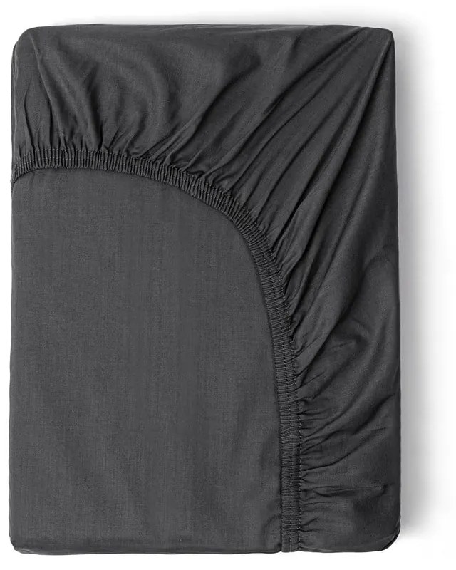 Cearșaf elastic din bumbac satinat HIP, 140 x 200 cm, gri