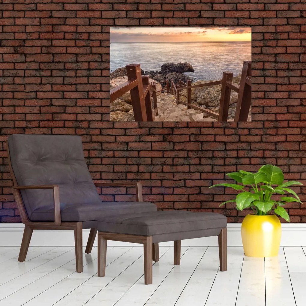 Tablou - Coborâre la mare (90x60 cm)