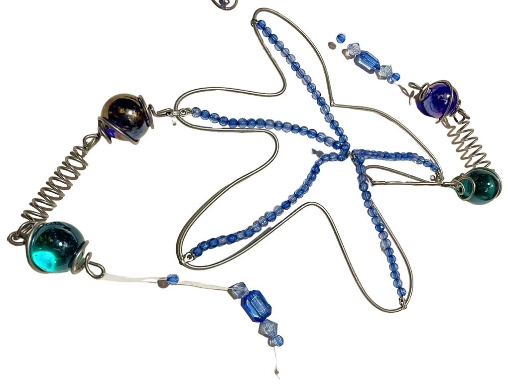 Ghirlanda decorativa BLUE SEAFISH, 130cm