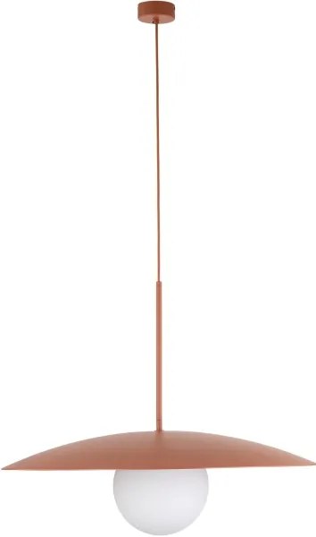 Lustră pe cablu SLATE 1xE27/15W/230V d. 65 cm cărămidă