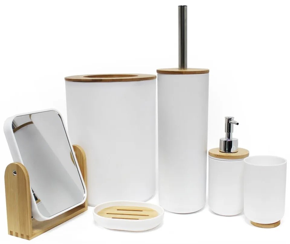 Dozator de săpun lichid alb din plastic 91 ml Smart – douceur d'intérieur