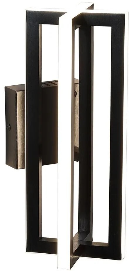 Aplica de perete LED design modern Belle negru