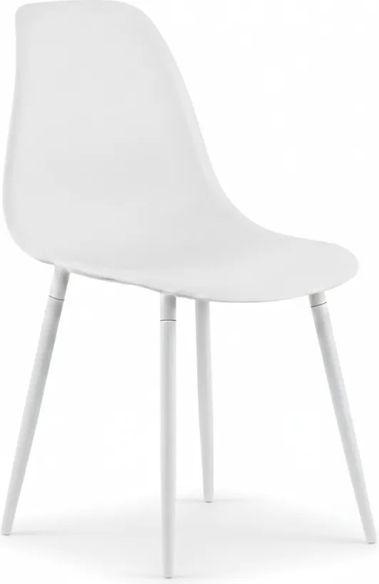 Scaun de masa OSAKA din plastic, alb