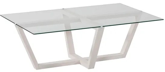 Măsuță de cafea AMALFI 35x105 cm pin/transparent