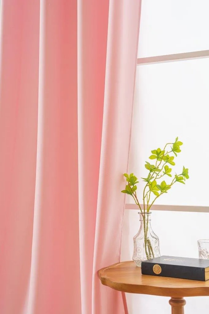 Draperie roz cu rejansa OXFORD 140x250 cm