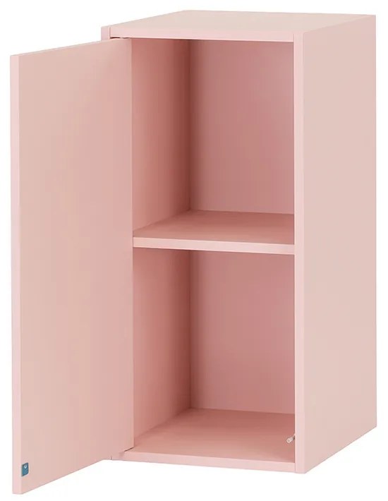 Boxie 1 ușă dulap de perete 80x40x37 cm roz