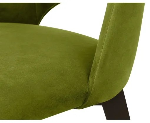 Scaun de dining BOVIO 86x48 cm verde deschis/fag