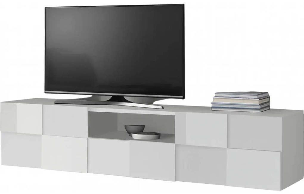 Comodă TV SERIAN, albă