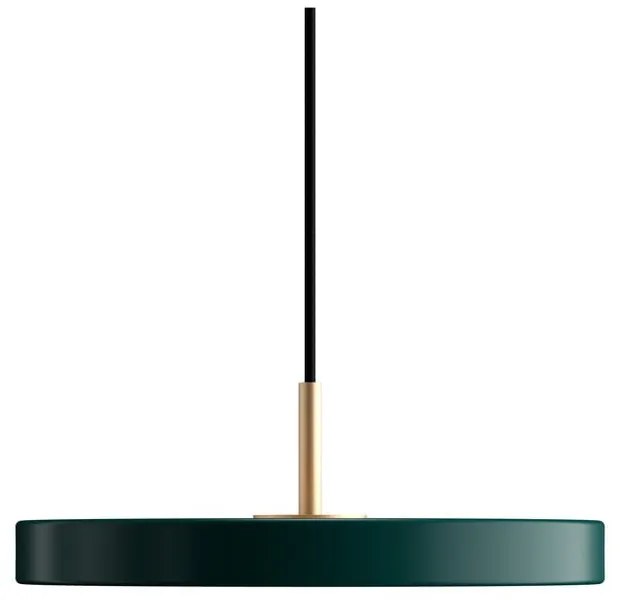 Lustră verde-închis LED cu abajur din metal ø 31 cm Asteria Mini – UMAGE