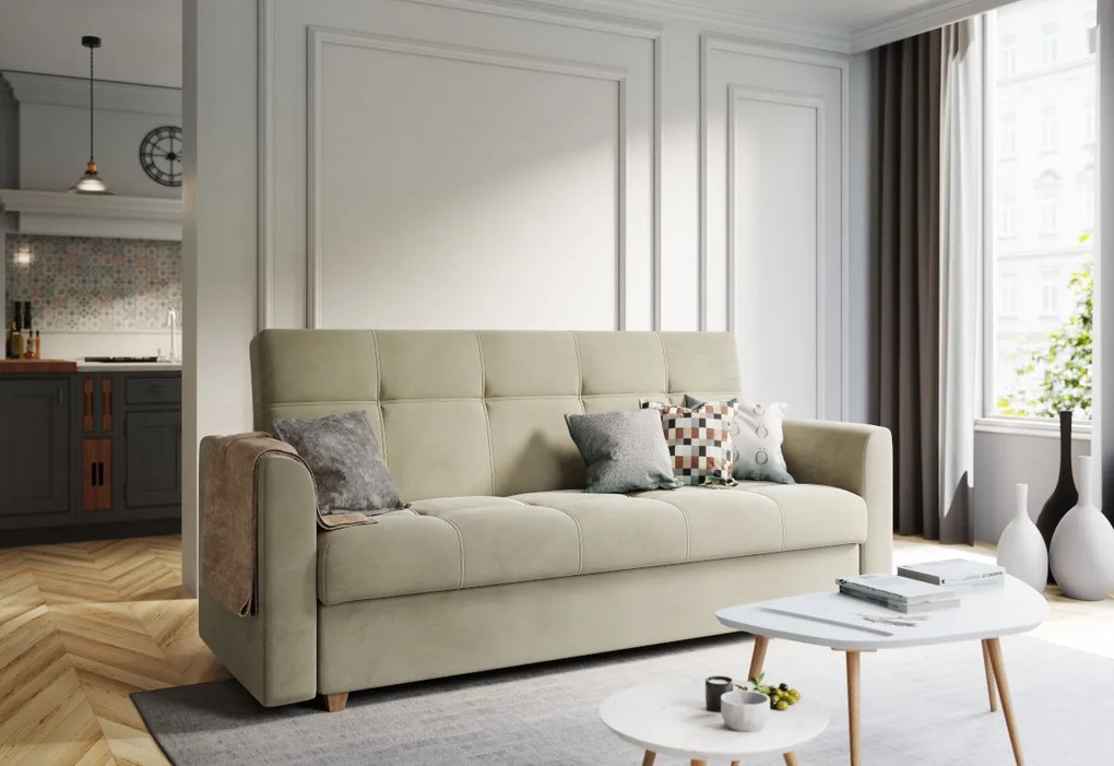 Supermobel Canapea tapitata extensibila LENTO, 215x88x85, itaka 10