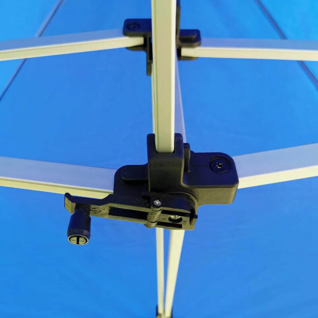 Cort pliant de vânzare din aluminiu 3x3m: Viteză și fiabilitate pentru organizații non-profit și cluburi - cu 3 pereți - Verde