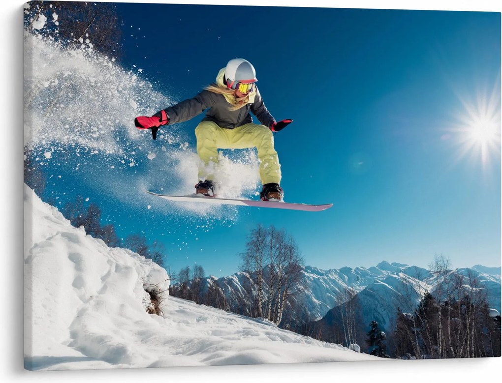 Tablou - Snowboarder (70x50 cm)