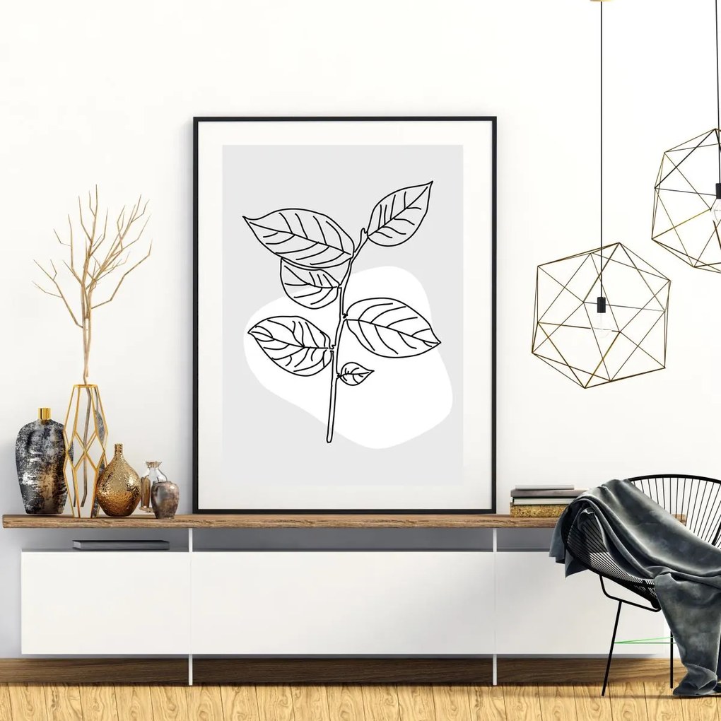 Poster - Abstracție naturală (A4)