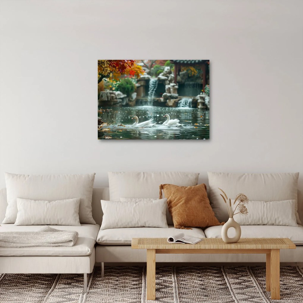 Tablou - iaz asiatic (70x50 cm)