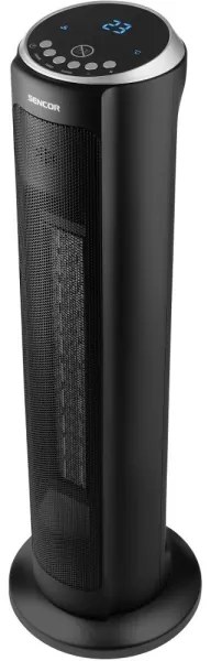 Sencor - Aerotermă cu ventilator și rezistență ceramică, 1300/2200 W, 230 V, negru, cu telecomandă