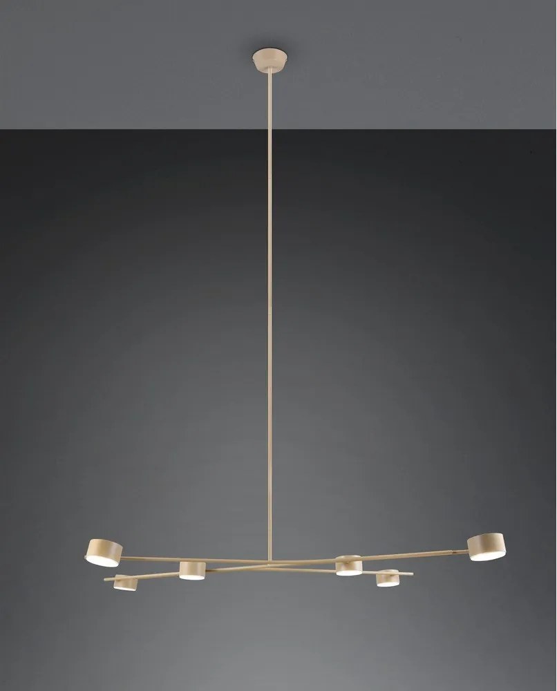 Lustră bej din metal Coda – Trio Select