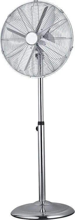 La mâna a doua: Ventilator cu stativ Finlux FSF-1813-SS, 60W, 45 cm, 3 viteze, Otel inoxidabil, Inox
