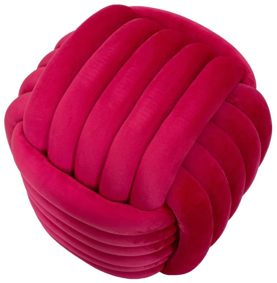 Taburet roz cu tapițerie din catifea Softy – Mauro Ferretti