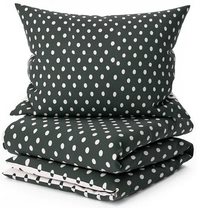 Lenjerie de pat din bumbac Colam gri