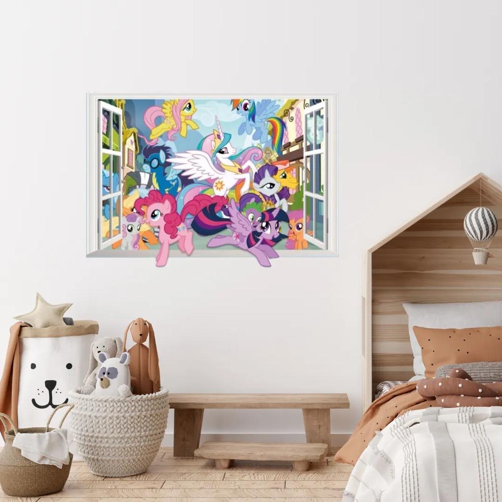 Autocolant de perete "My Little Pony 3" 70x50 cm