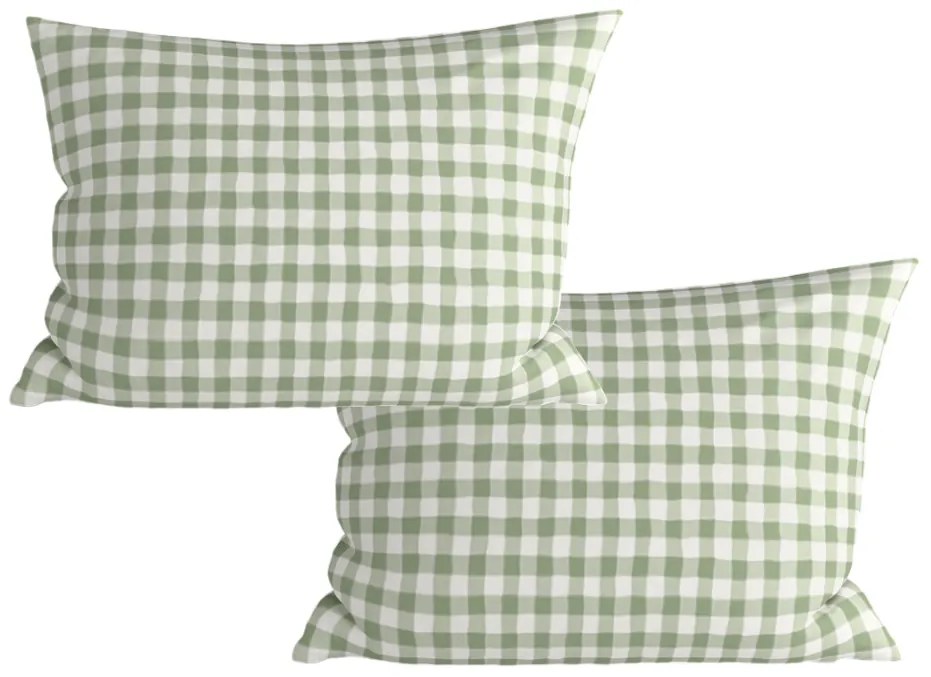 Set 2 bucati huse decorative pentru perna GRENTIS 40x60 cm, verde