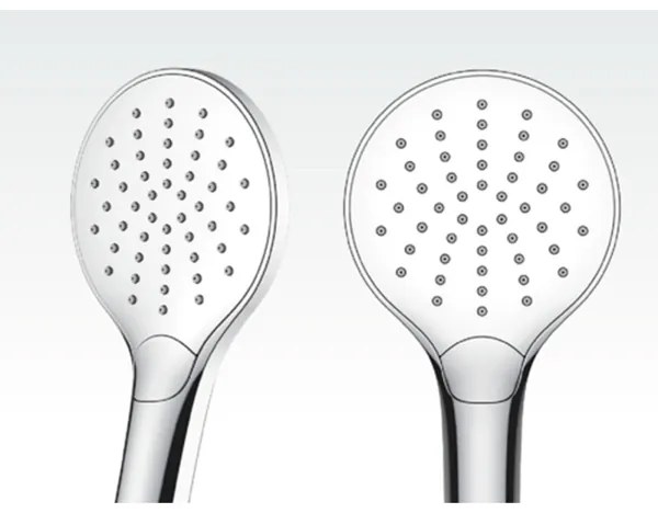Ravak X07P642 - Set de duș cu baterie, crom lucios