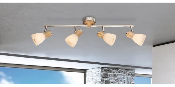 Globoo 54352-4 - Lampa spot GYLFI 4xE14/40W/230V