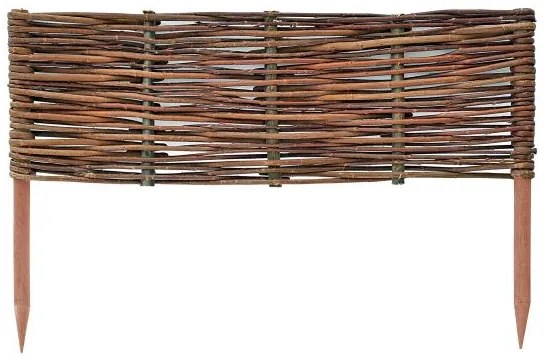 Gard de gradina decorativ din salcie, 50x30 cm