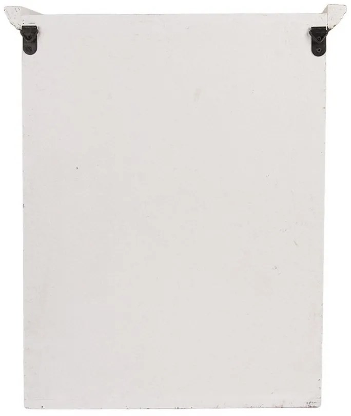 Etajeră de perete, din lemn, cu 2 rafturi, 36x15x43cm, Loise