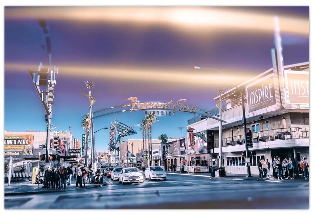 Tablou cu strada în Las Vegas (90x60 cm)