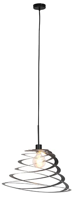 Lampă pendantă de design cu abajur spiralat 50 cm - Scroll