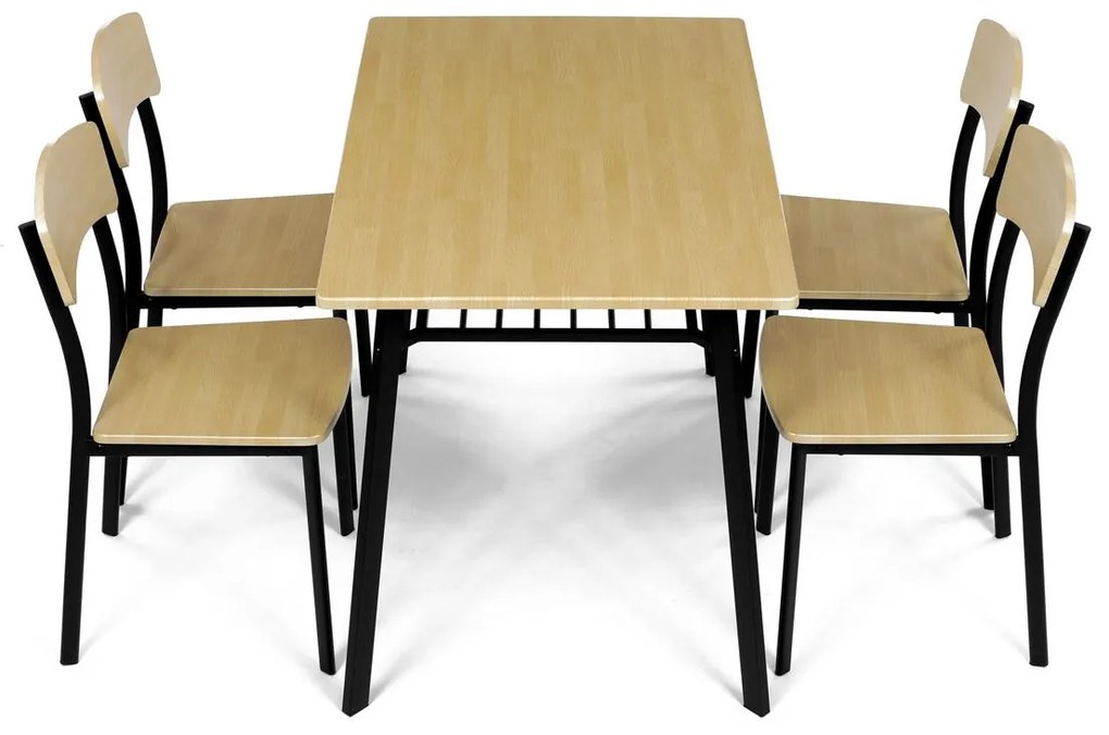 Set mobilier sufragerie Aeroplano (stejar sălbatic) (pentru 4 persoane). 1120643